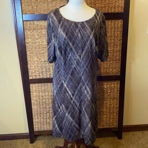 Established 1961 black 16 polyester dress